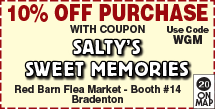 Special Coupon Offer for Salty&#39;s Sweet Memories